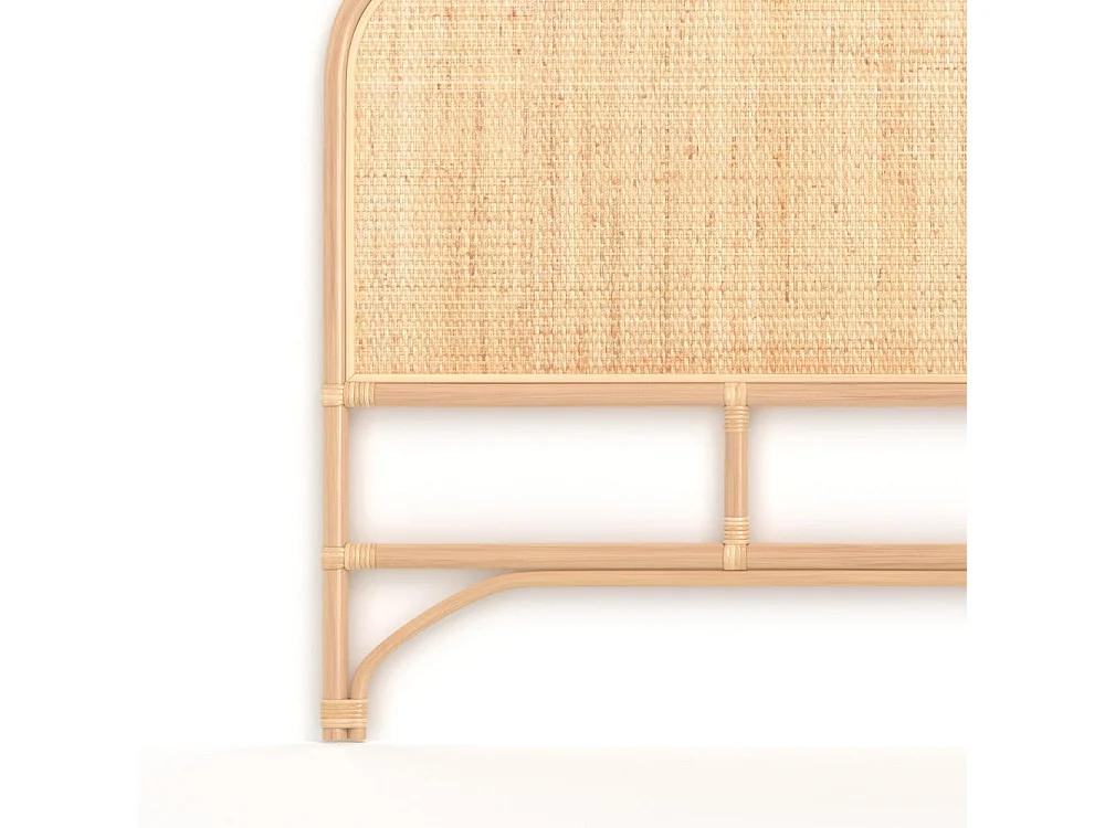 Cabezal de 180 cm en ratán natural - Grace
