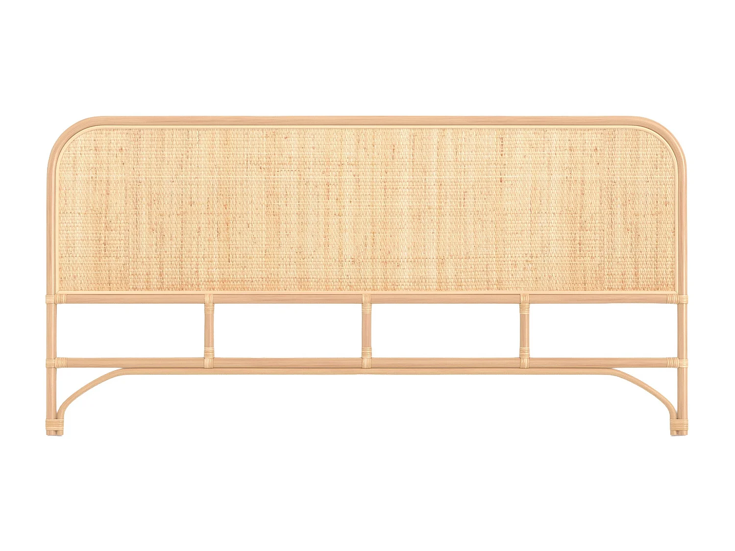 Cabezal de 180 cm en ratán natural - Grace