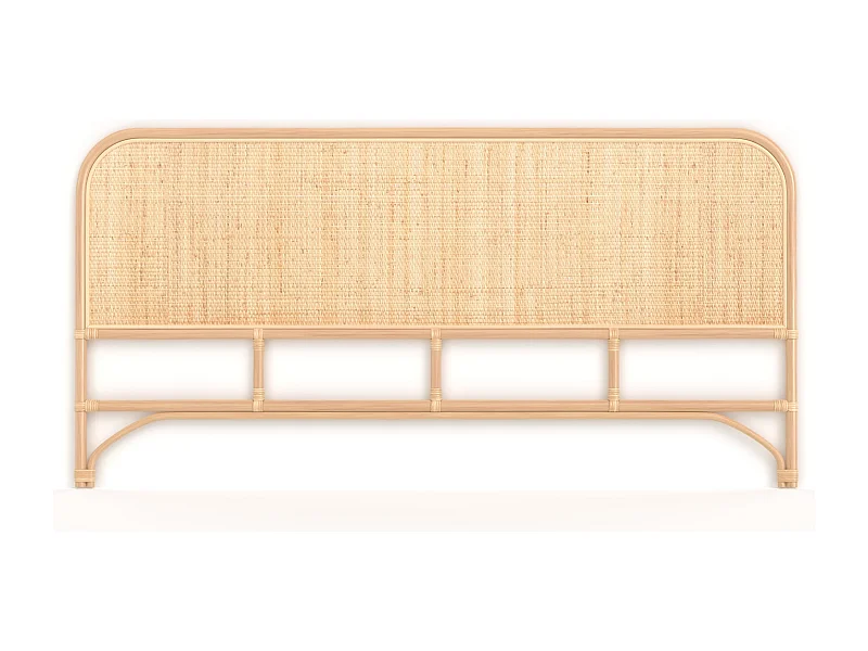 Cabezal de 180 cm en ratán natural - Grace