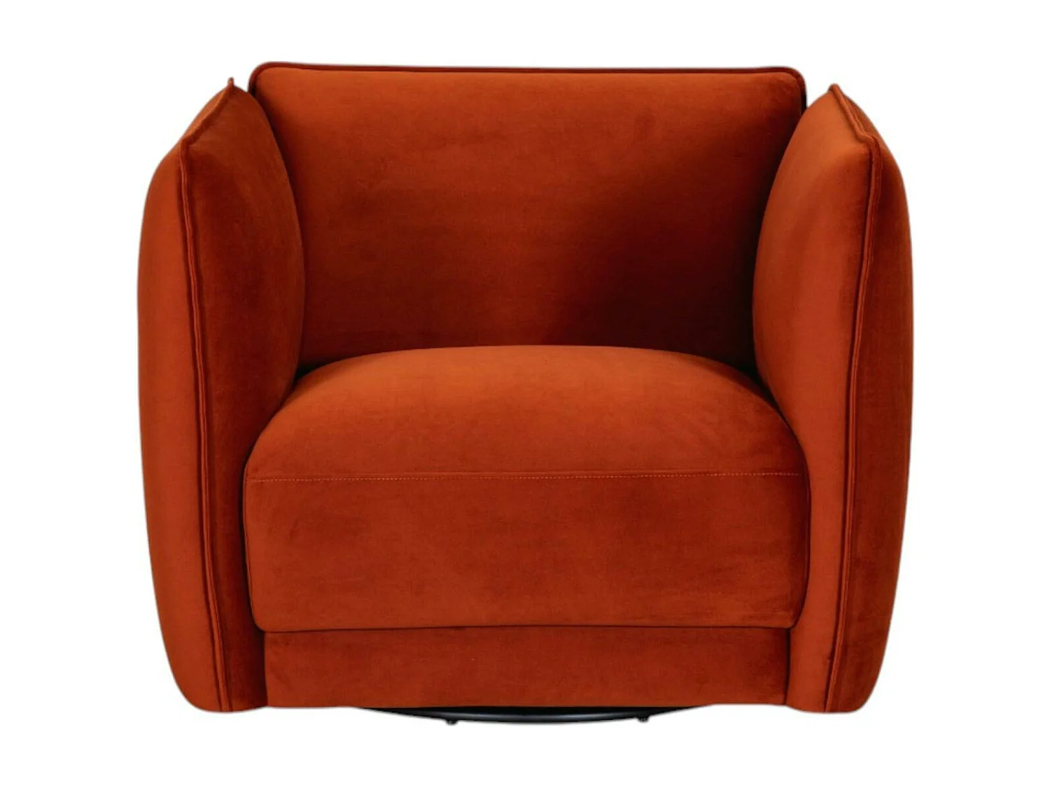 Fauteuil en velours brique SOFIA