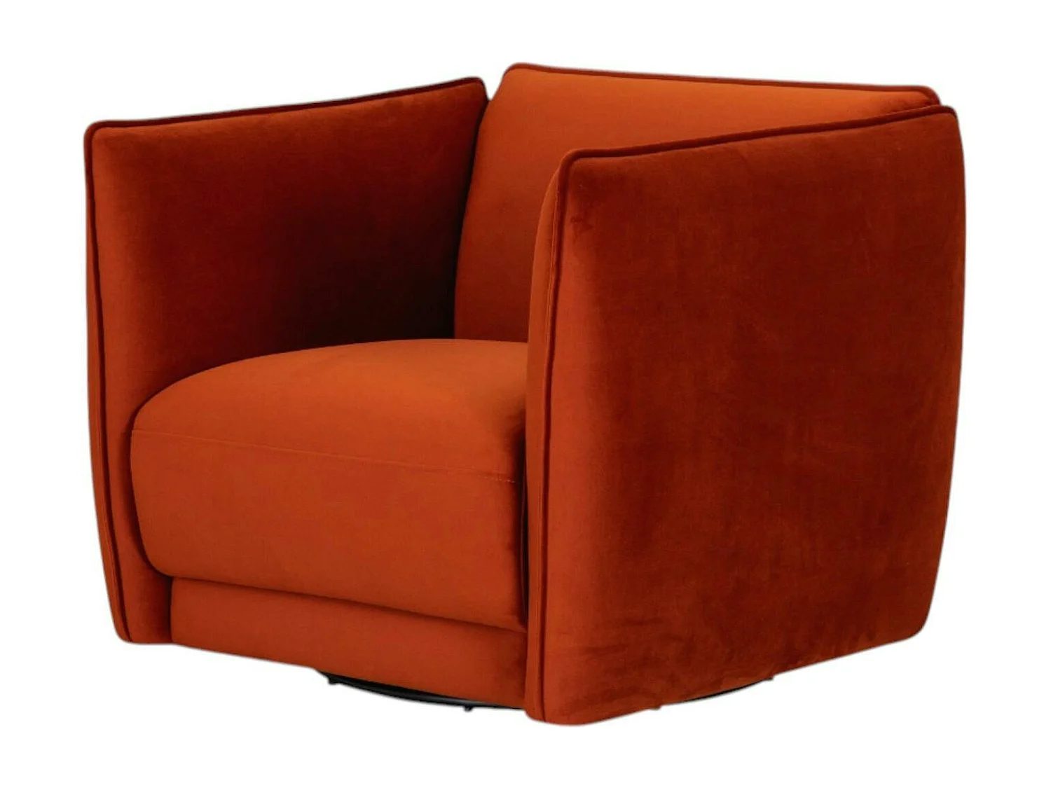 Fauteuil en velours brique SOFIA