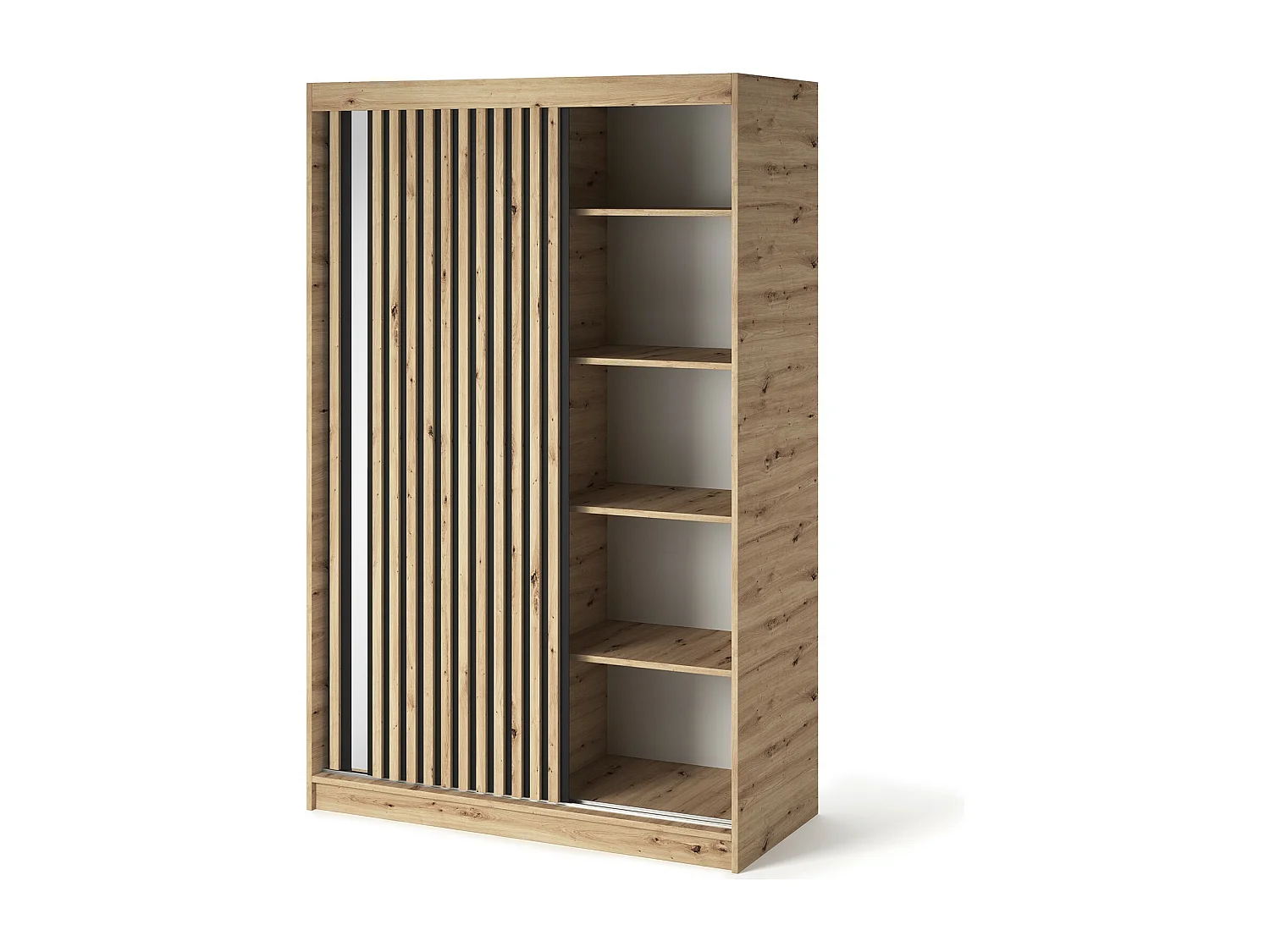 Armadio Platon (120 cm)/Ante scorrevoli/Artisan