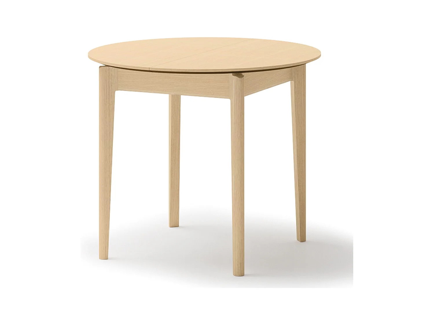 Ausziehtisch - Helle Eiche-Optik - 90–210x90 cm - PLOT