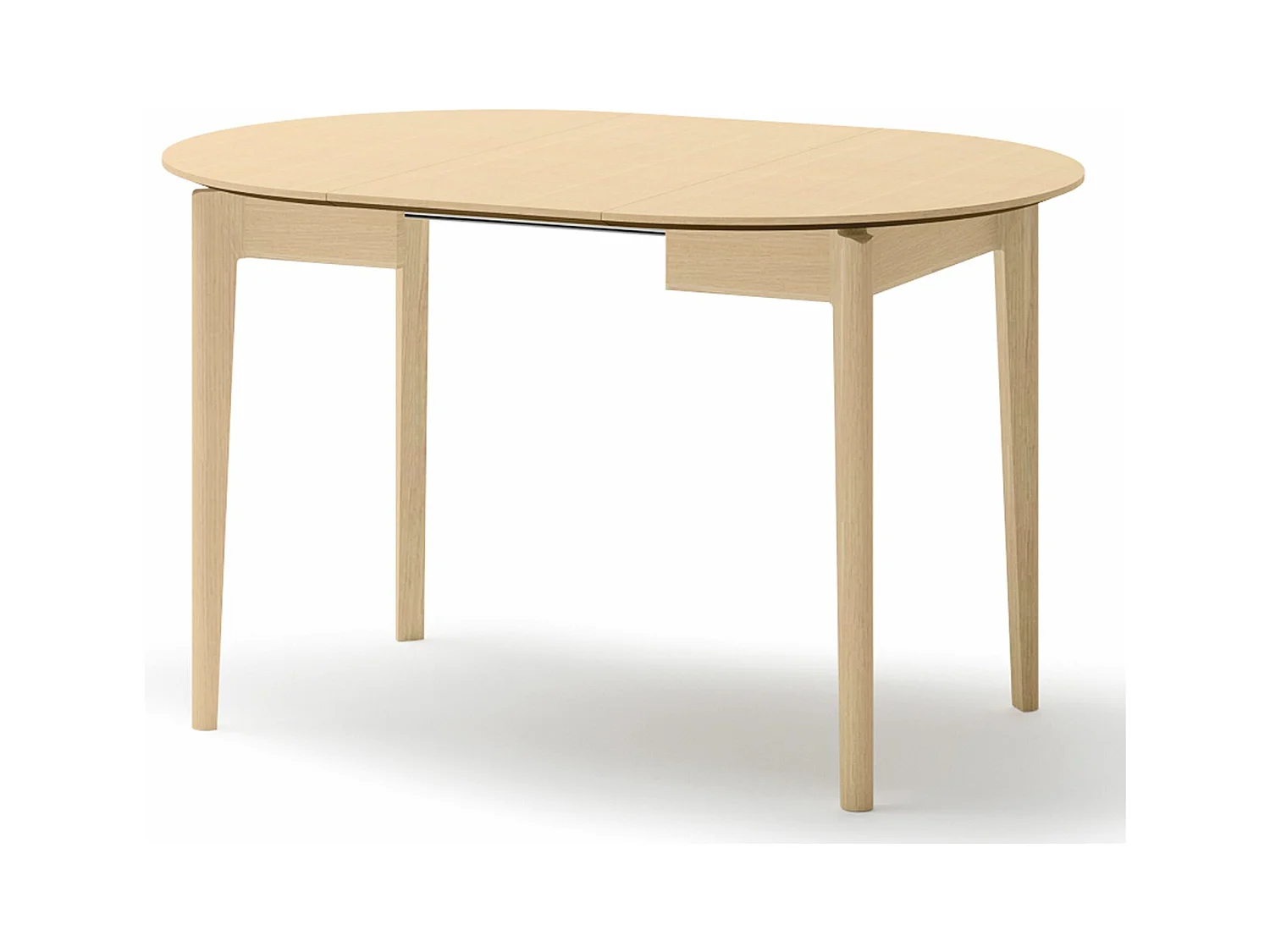 Ausziehtisch - Helle Eiche-Optik - 90–210x90 cm - PLOT