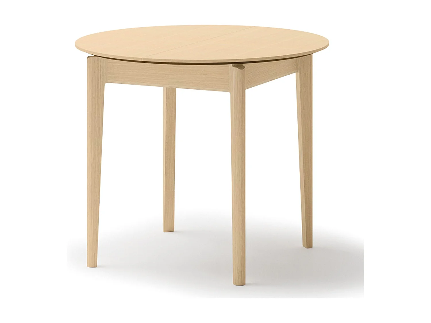 Table à manger extensible – Chêne clair – 90x210x90 cm – PLOT
