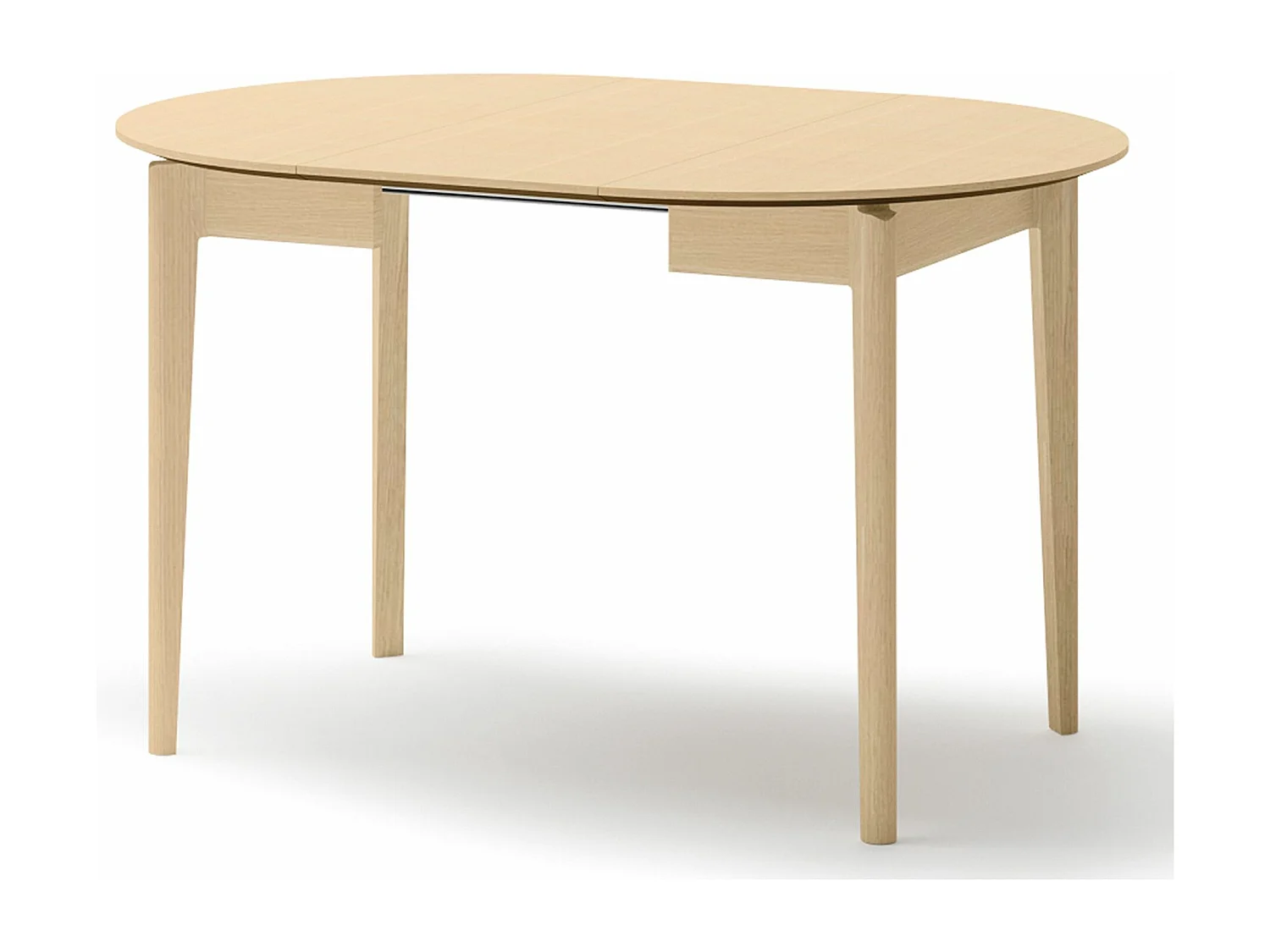 Table à manger extensible – Chêne clair – 90x210x90 cm – PLOT