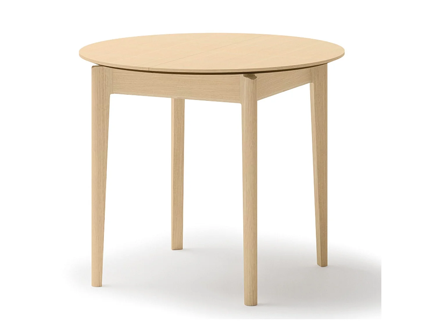 Table à manger extensible – Chêne clair – 90x210x90 cm – PLOT