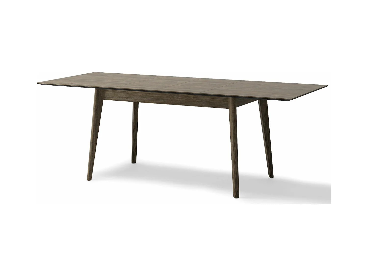 Uitschuifbare eettafel – Donker eiken – 145x220x85 cm – PLOT