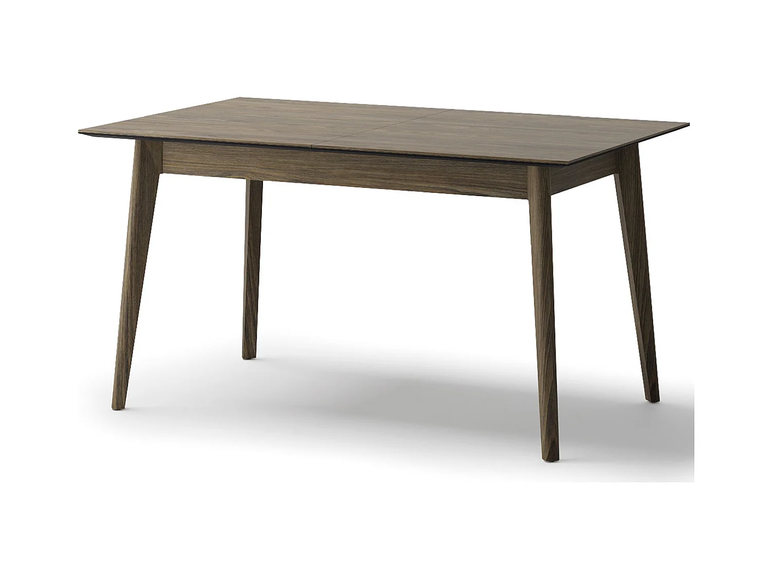 Uitschuifbare eettafel – Donker eiken – 145x220x85 cm – PLOT