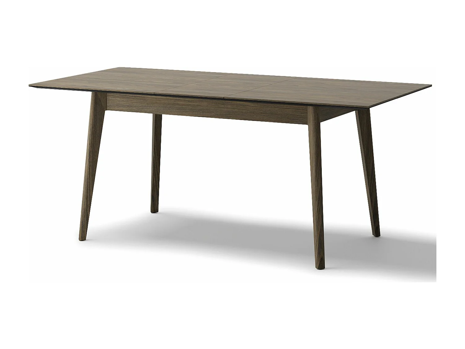 Uitschuifbare eettafel – Donker eiken – 145x220x85 cm – PLOT