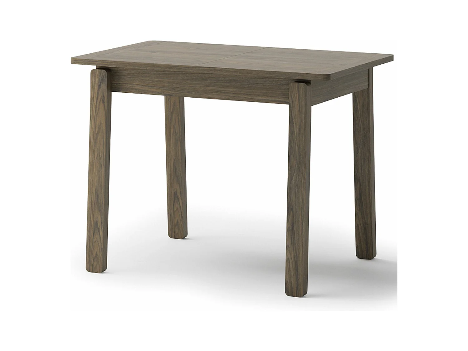 Ausziehtisch - Dunkle Eiche-Optik - 104–224 x 60 cm - PLOT