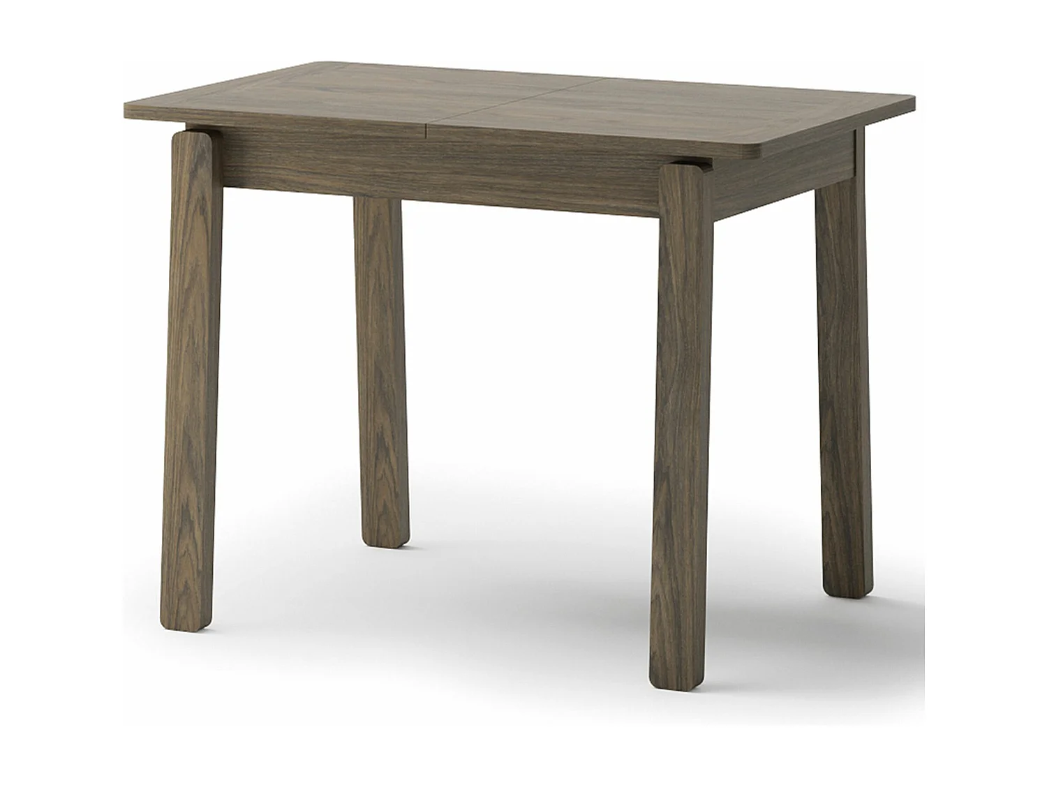 Uitschuifbare eettafel – Donker eiken – 104x224x60 cm – PLOT