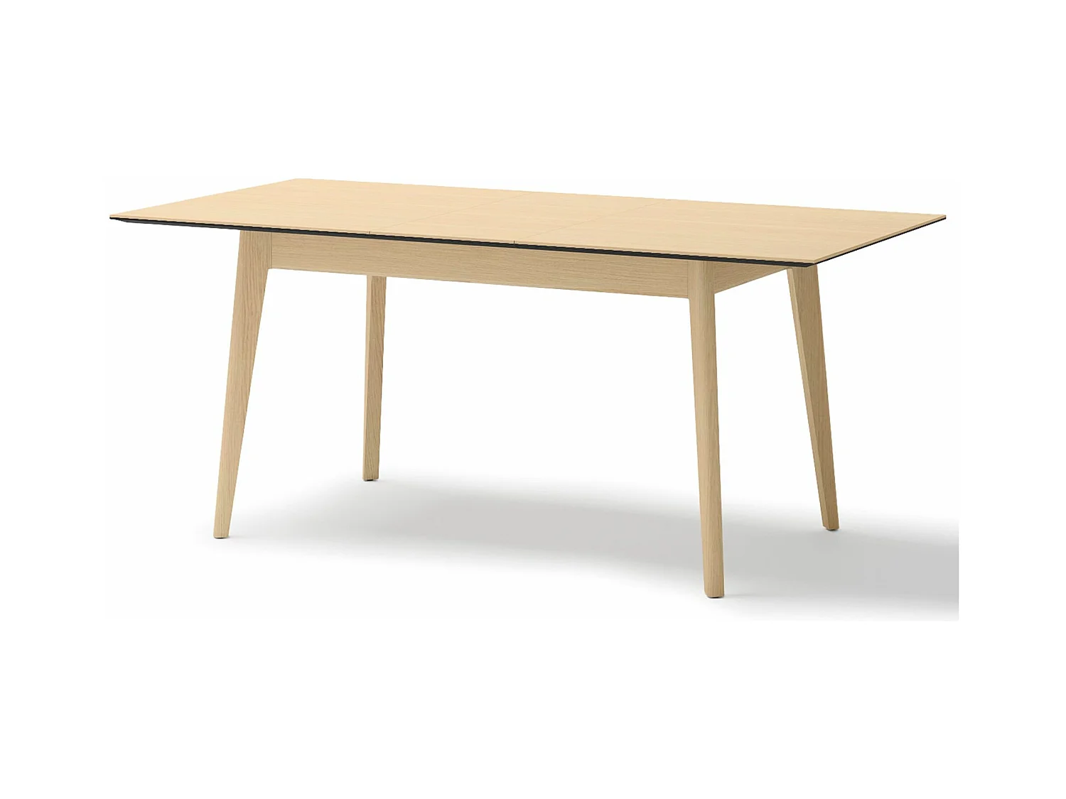 Ausziehtisch - Helle Eiche-Optik - 145–220 x 85 cm - PLOT