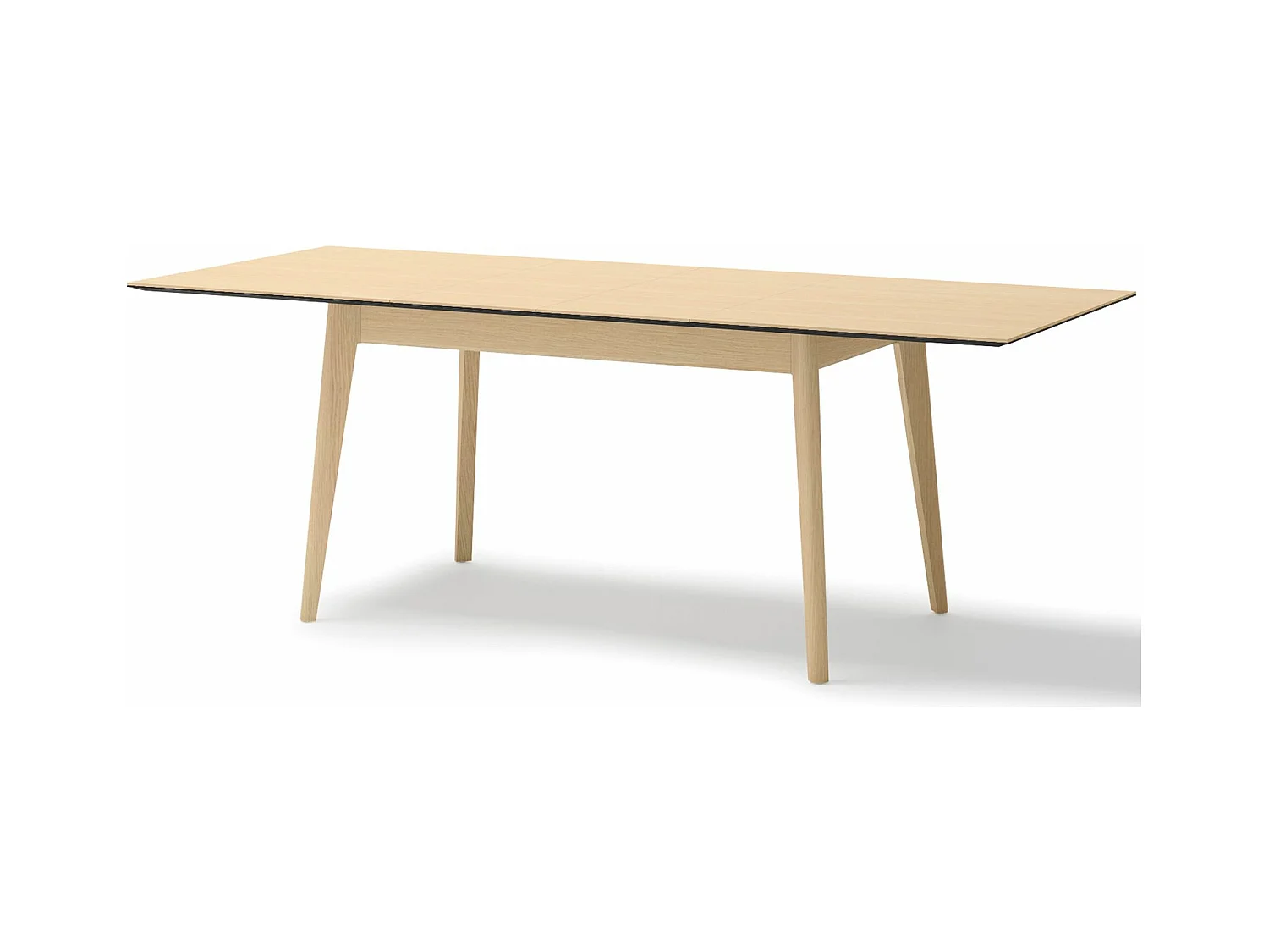 Ausziehtisch - Helle Eiche-Optik - 145–220 x 85 cm - PLOT