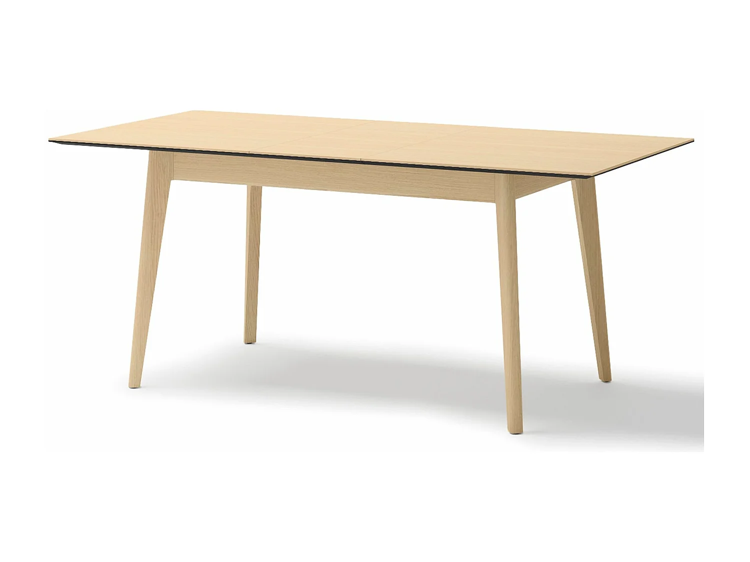Uitschuifbare eettafel – Licht eiken – 145x220x85 cm – PLOT