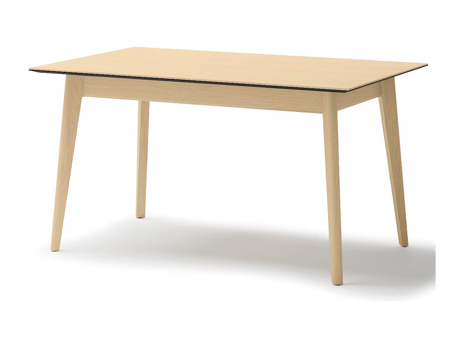 Uitschuifbare eettafel – Licht eiken – 145x220x85 cm – PLOT