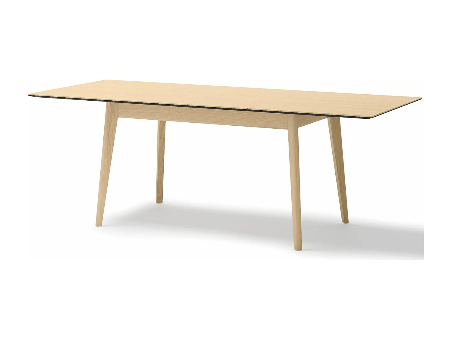 Uitschuifbare eettafel – Licht eiken – 145x220x85 cm – PLOT