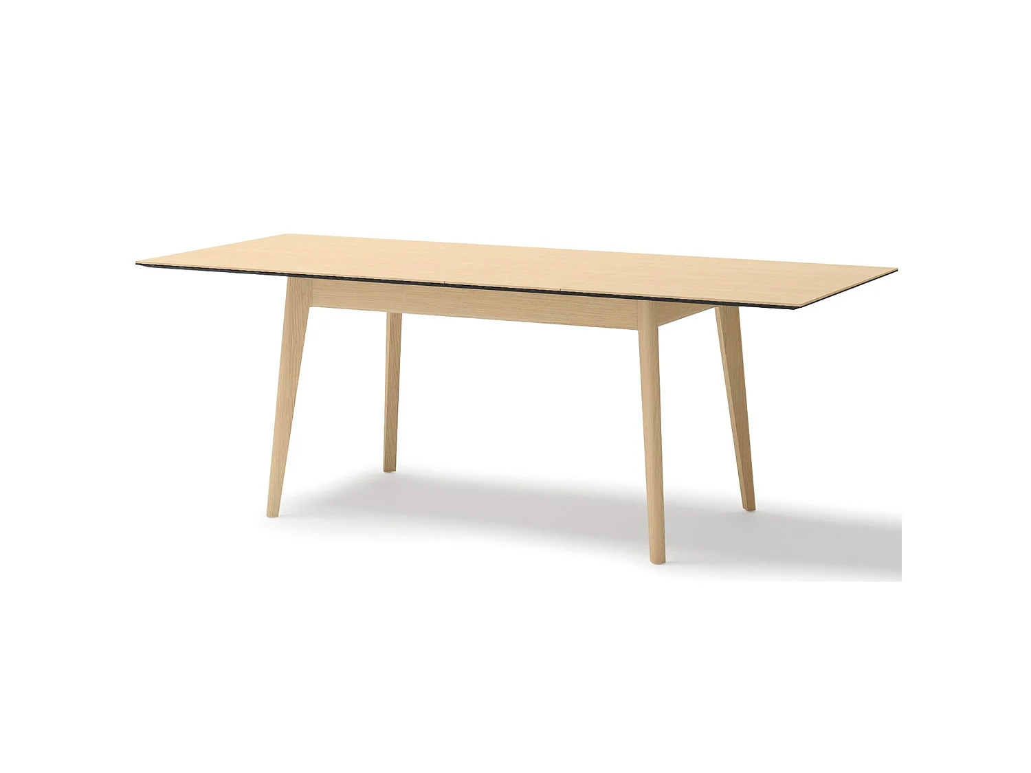 Table à manger extensible – Chêne clair – 145x220x85 cm – PLOT