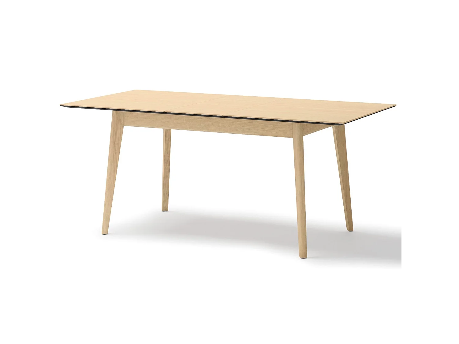 Table à manger extensible – Chêne clair – 145x220x85 cm – PLOT