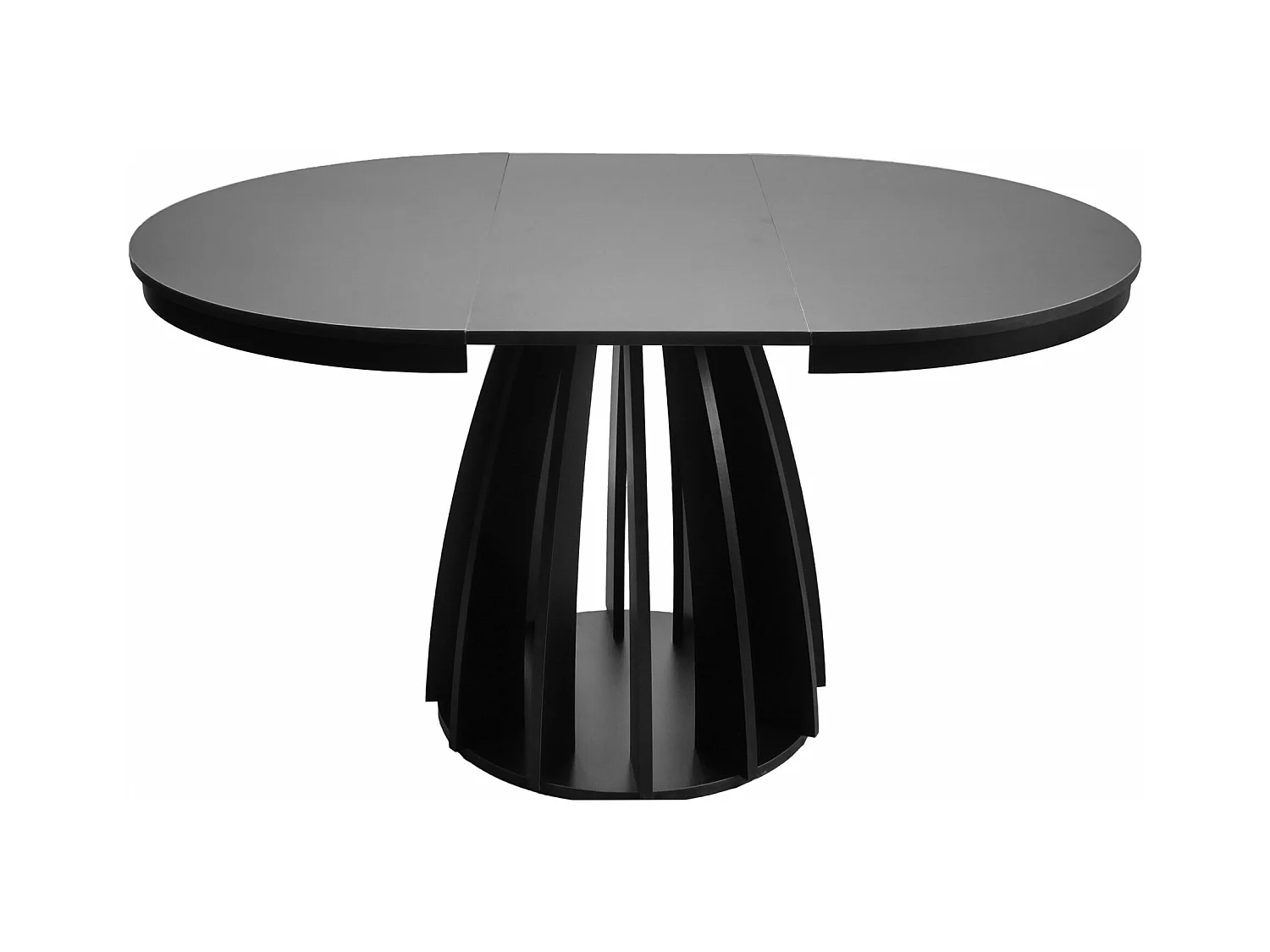 Ausziehbarer Esstisch - Schwarz - 100–140x100 cm - DICIFFY