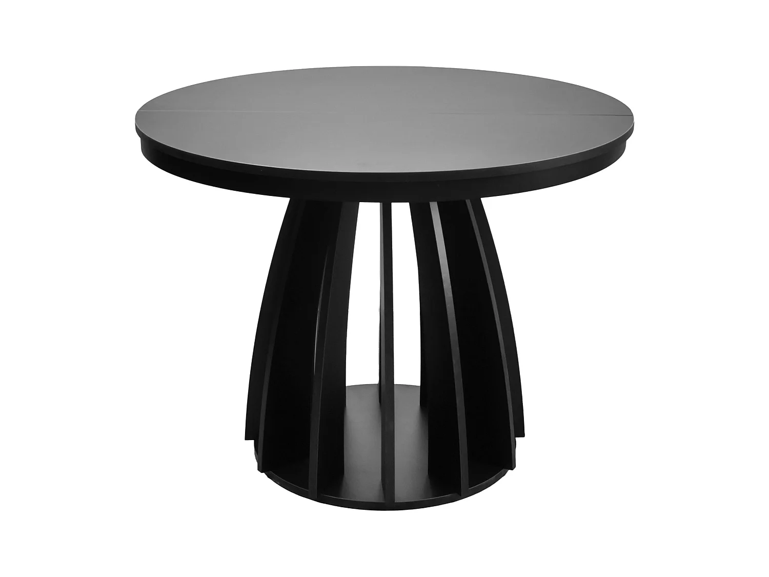 Ausziehbarer Esstisch - Schwarz - 100–140x100 cm - DICIFFY