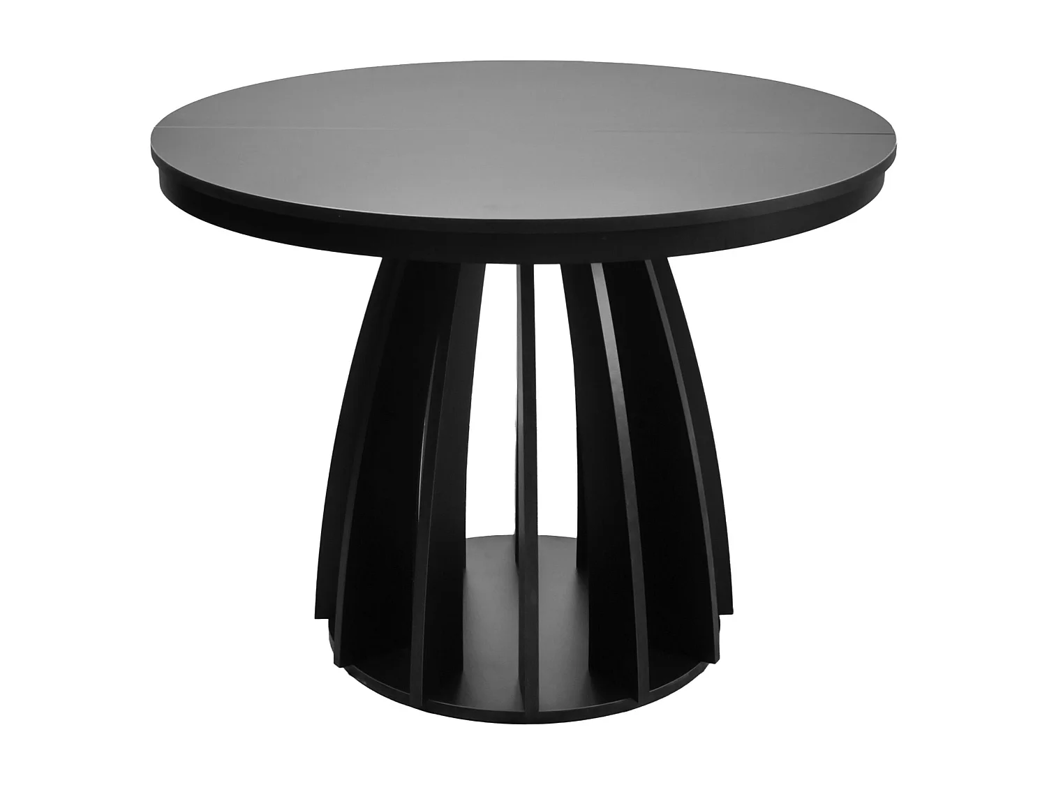 Ausziehbarer Esstisch - Schwarz - 100–140x100 cm - DICIFFY