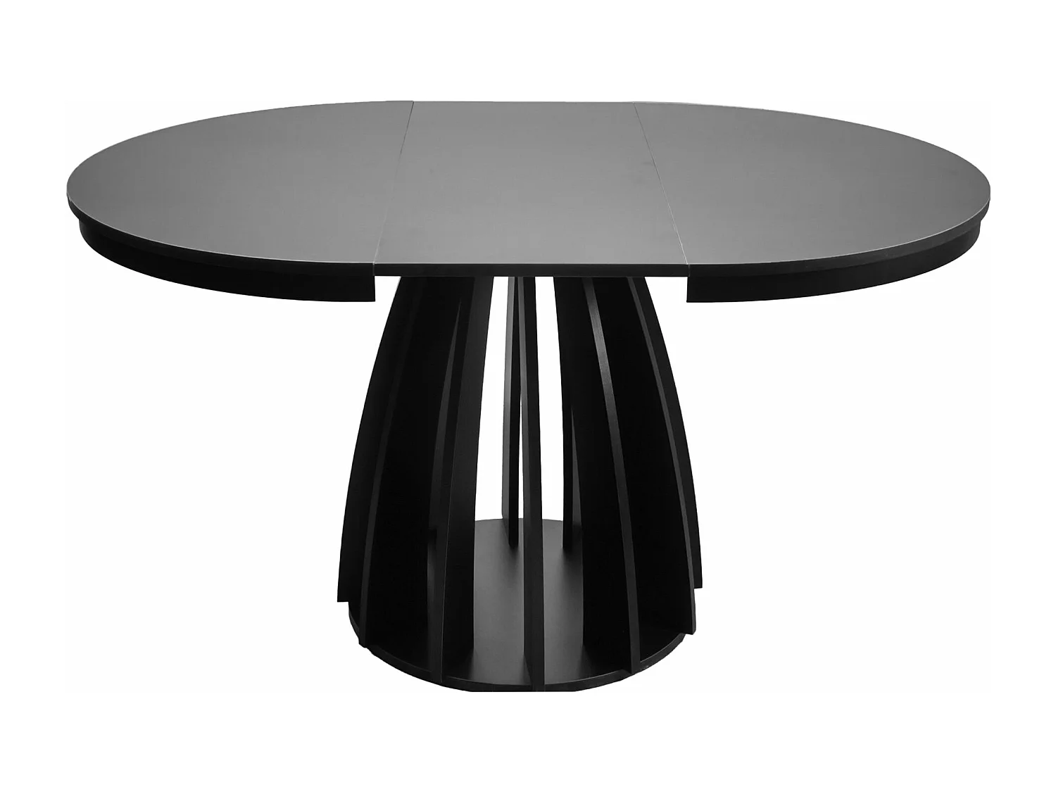 Ausziehbarer Esstisch - Schwarz - 100–140x100 cm - DICIFFY