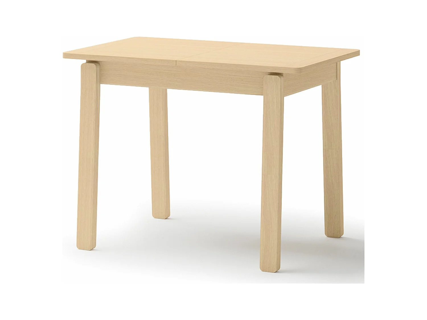 Ausziehtisch - Helle Eiche-Optik - 104–224 x 60 cm - PLOT