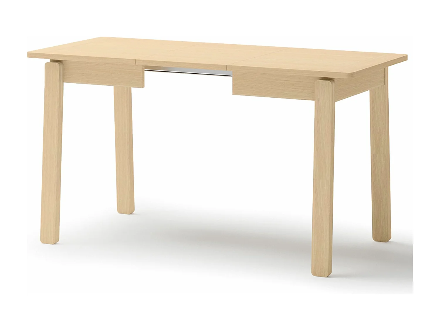 Uitschuifbare eettafel – Licht eiken – 104x224x60 cm – PLOT