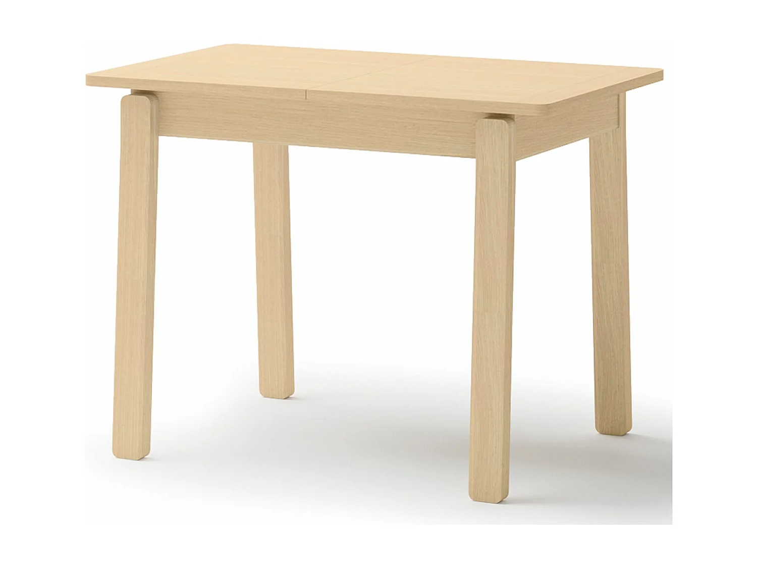 Uitschuifbare eettafel – Licht eiken – 104x224x60 cm – PLOT