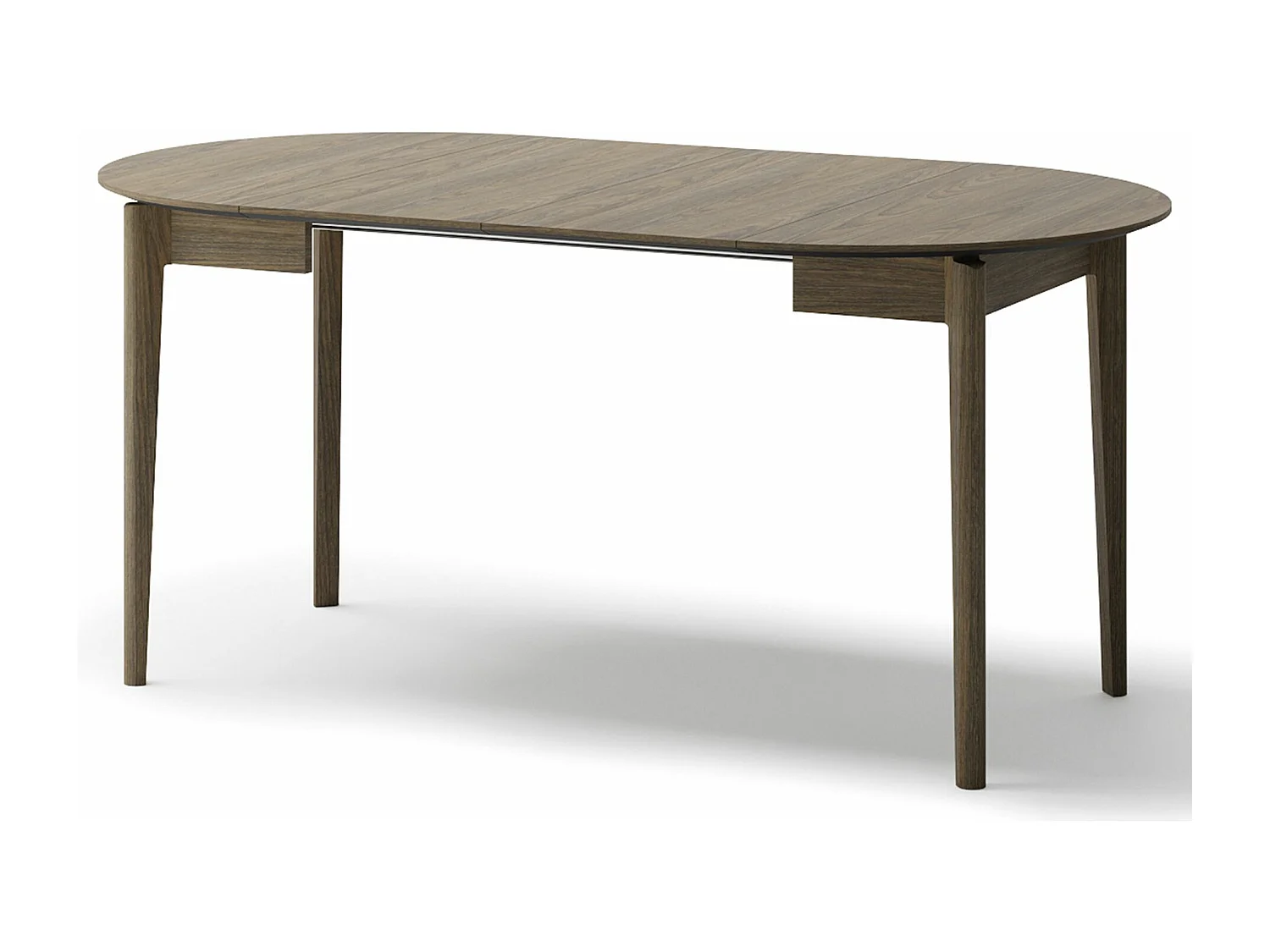 Uitschuifbare eettafel – Donker eiken – 90x210x90 cm – PLOT