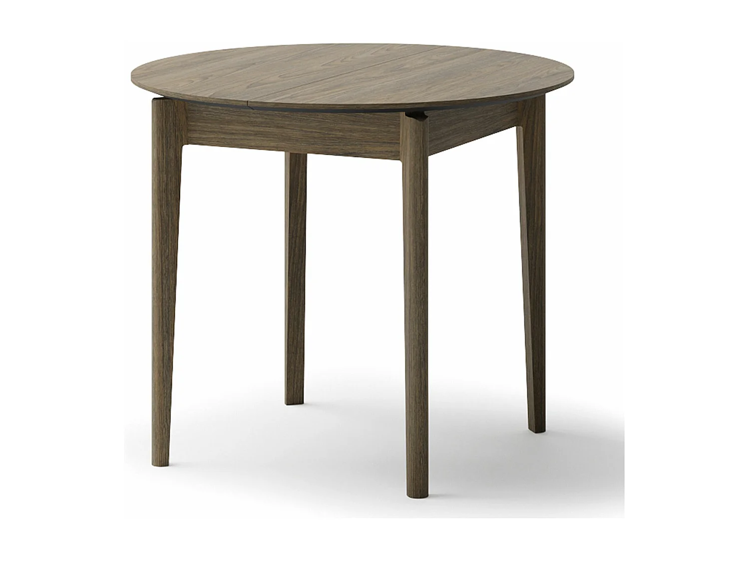 Uitschuifbare eettafel – Donker eiken – 90x210x90 cm – PLOT