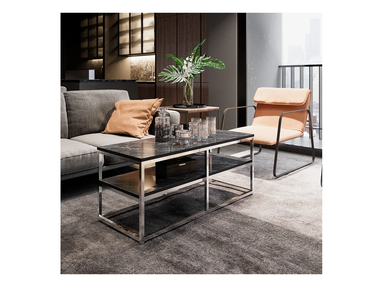 Couchtisch Modern Forteus