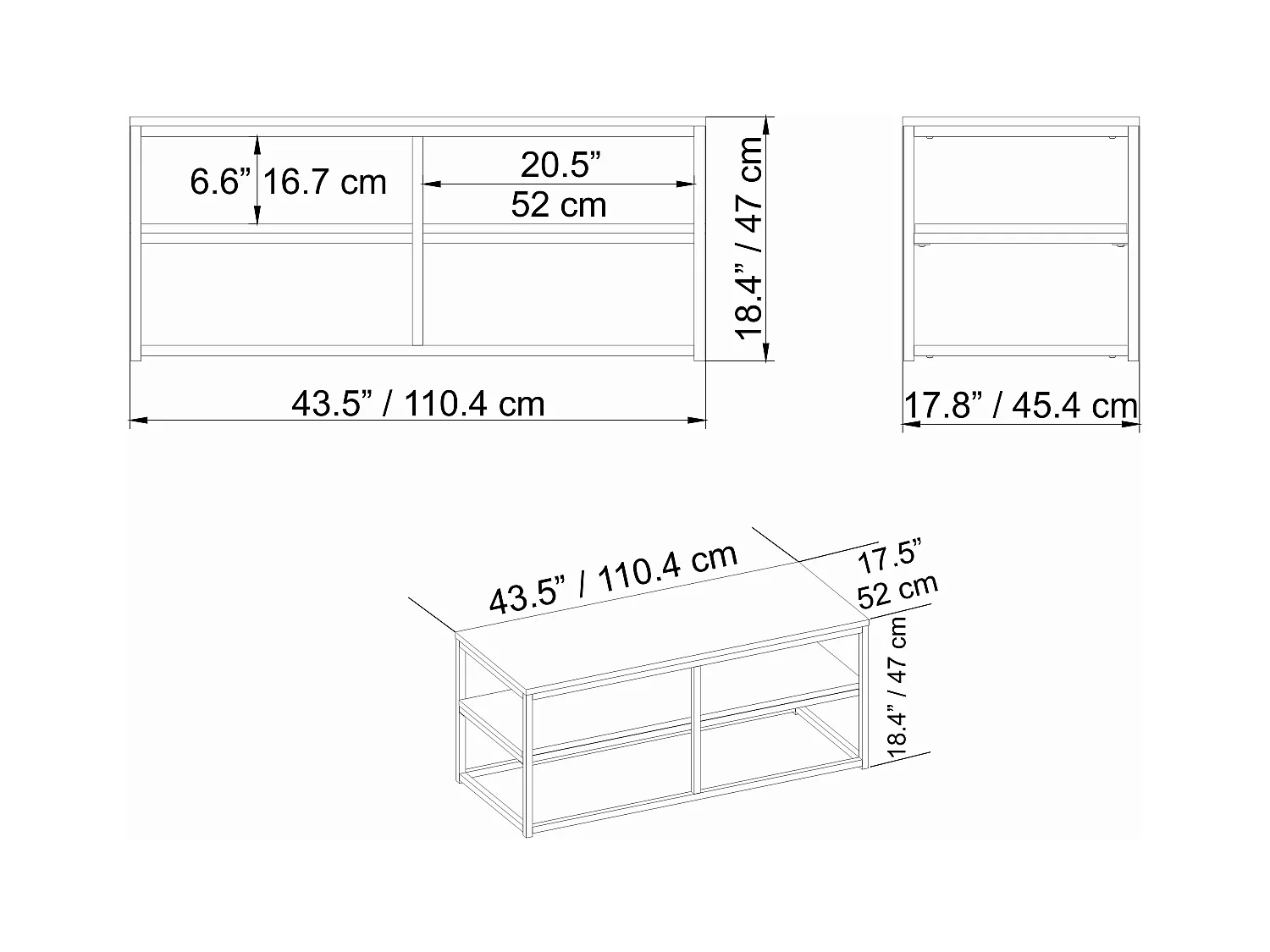 Couchtisch Modern Forteus