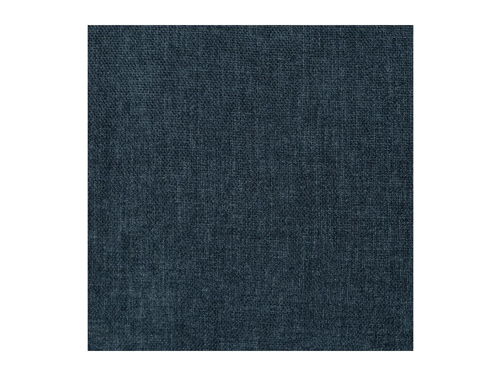 Montebello - Canapé droit 3 places en tissu et pieds en métal - Bleu foncé