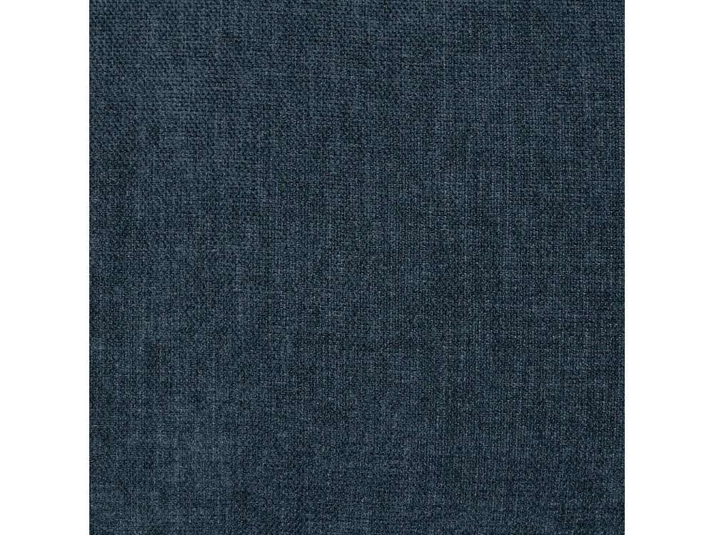 Montebello - Canapé droit 3 places en tissu et pieds en métal - Bleu foncé