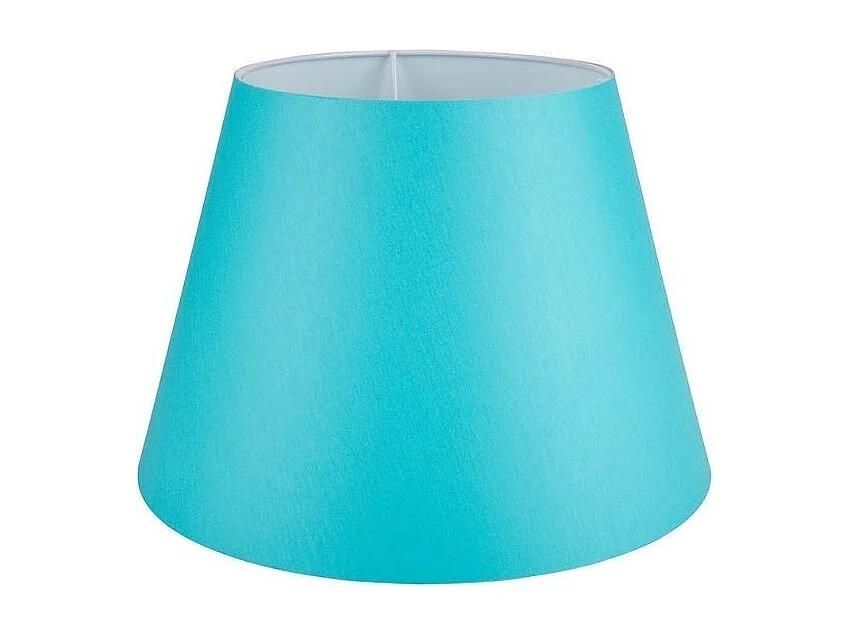 Lampada da tavolo base bianca e paralume colore turchese LAGUNAH272877