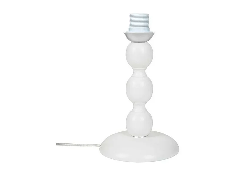 Lampada da tavolo legno naturale colore bianco Laguna ASZ0553