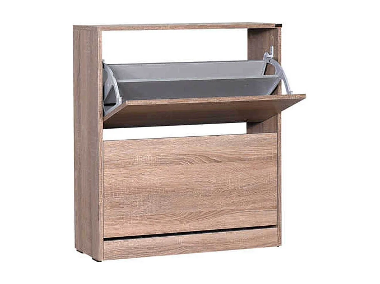 Scarpiera due ante a ribalta SHC520LT1 colore rovere tartufo