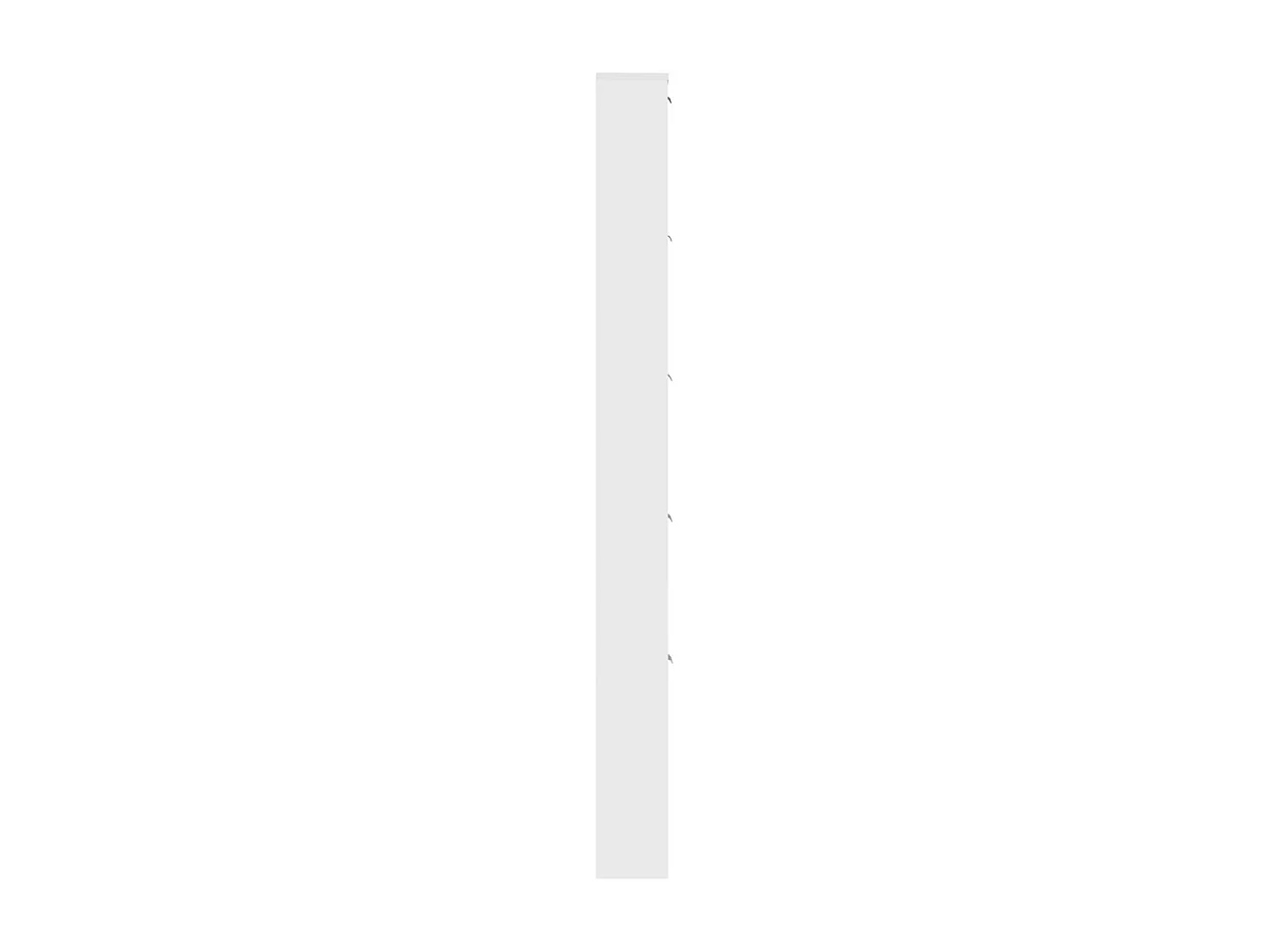 Meuble à chaussures AUCUNE Koblenz Façades Miroirs 5 abattants capacité 15 paires blanc/miroir