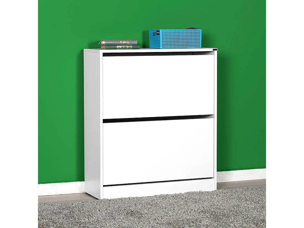 Scarpiera due ante a ribalta SHC520BY1 colore bianco 73x26x84H