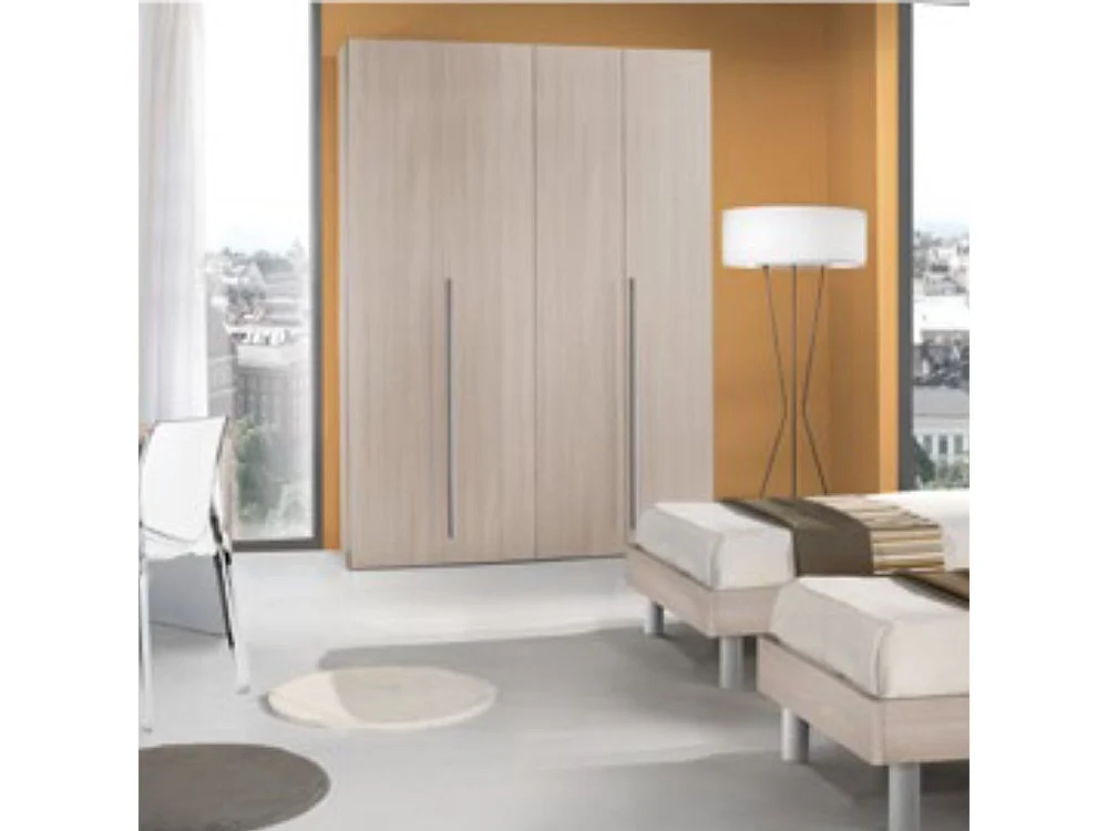 Armadio 4 ante olmo perla Urano 161x55x240H