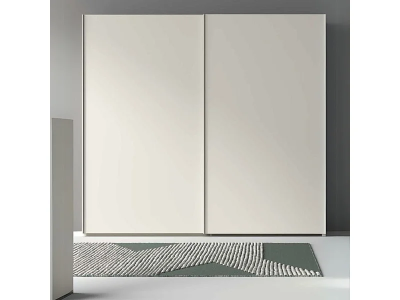 Armadio 2 ante scorrevoli maxi bianco nuvola opaco Vip 276x67x252H