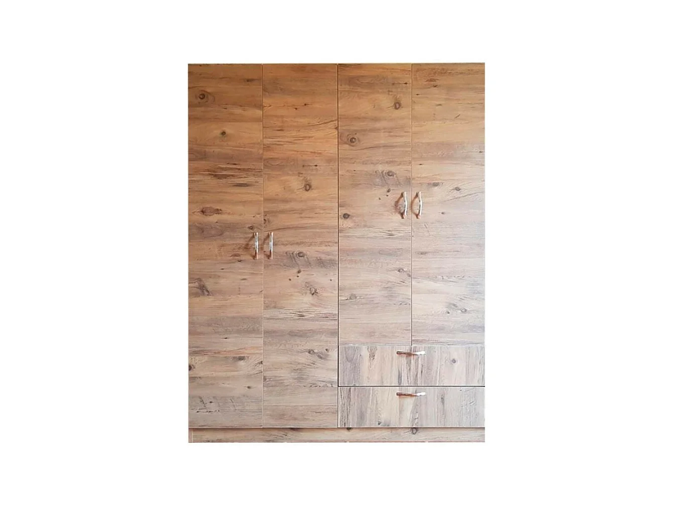 Armadio 4 ante e 2 cassetti GRD4422023 colore rovere rustico