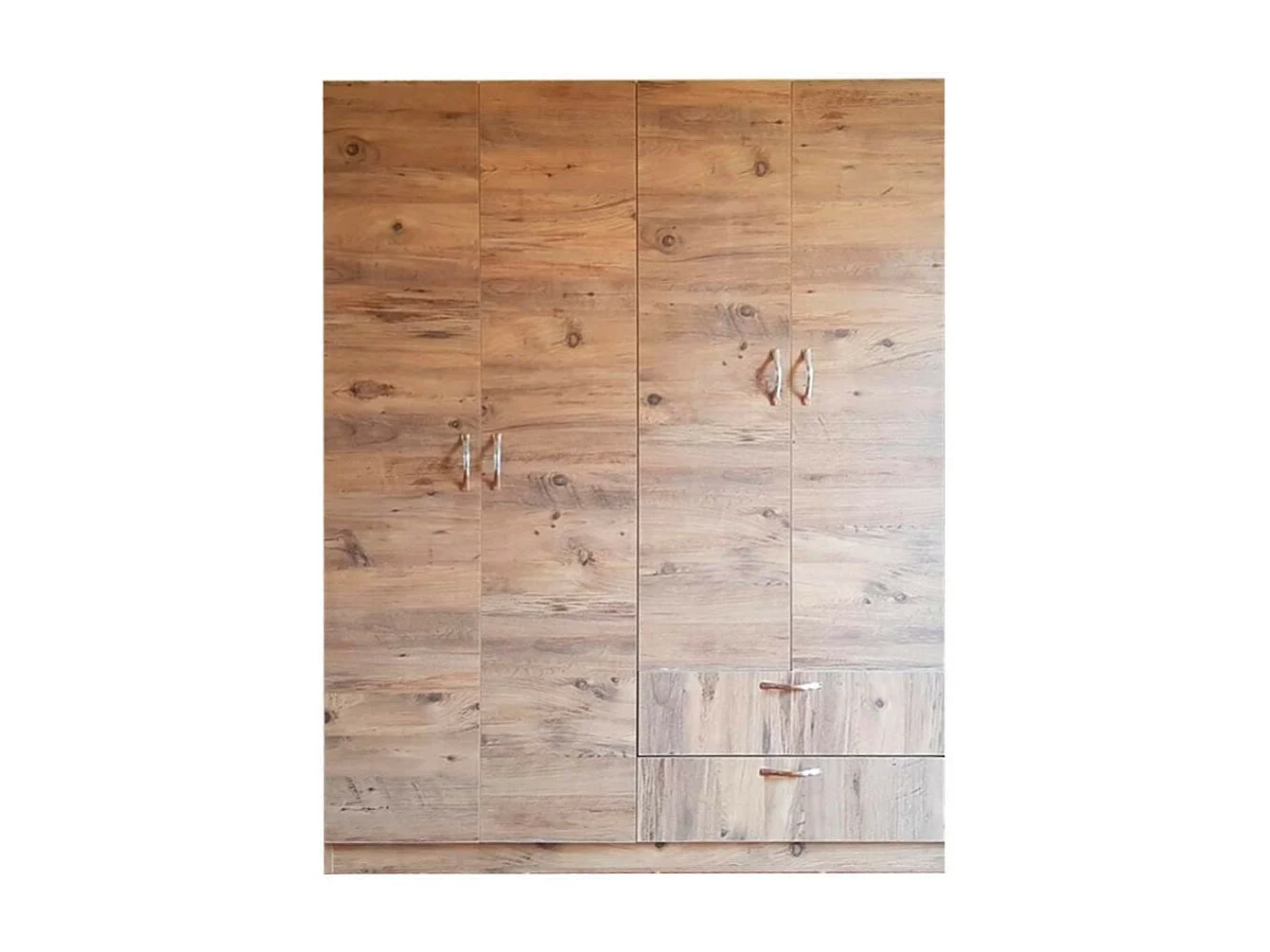 Armadio 4 ante e 2 cassetti GRD4422023 colore rovere rustico