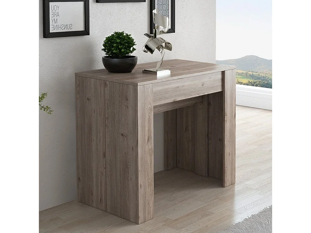 Consolle allungabile Luka 90x51,6x76,6H cm colore nelson oak