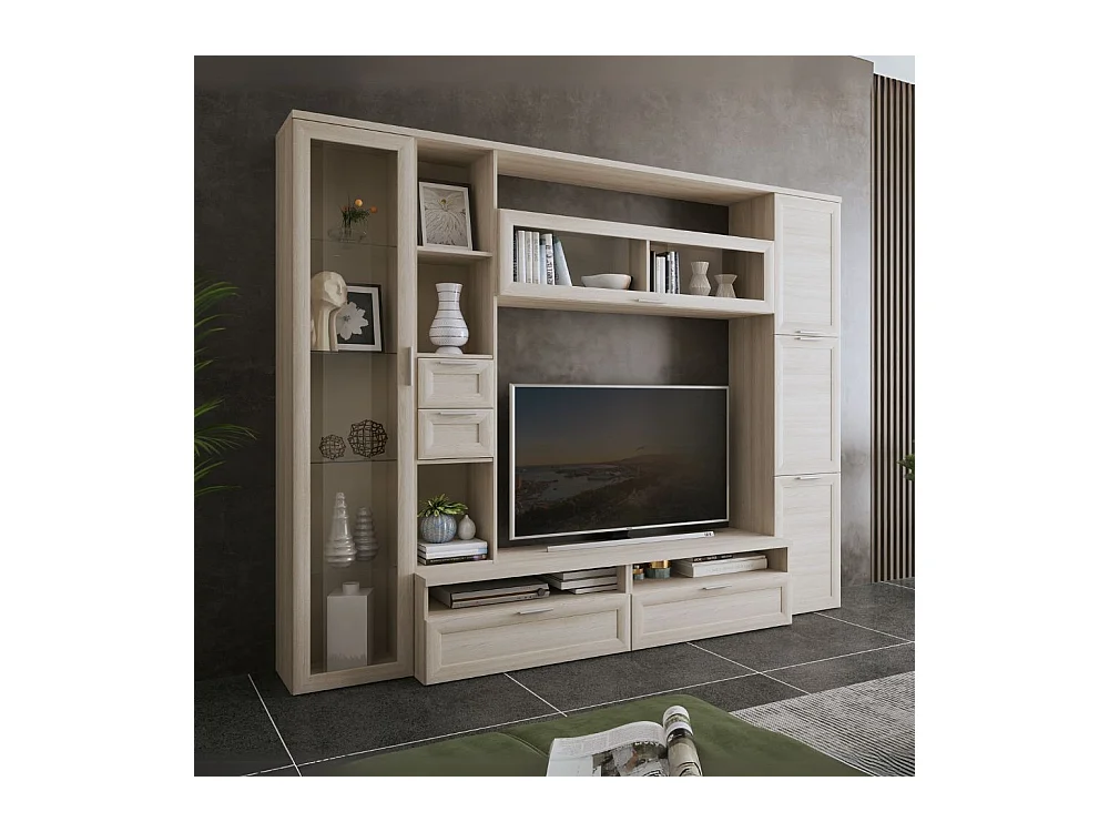 Parete attrezzata colore olmo almeria Foresta 270x50x213H