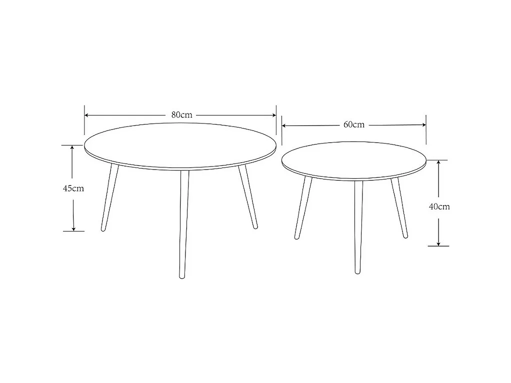 Set 2 tavolini da salotto piano in ceramica effetto marmo bianco lucido e gambe nere BICOLOR