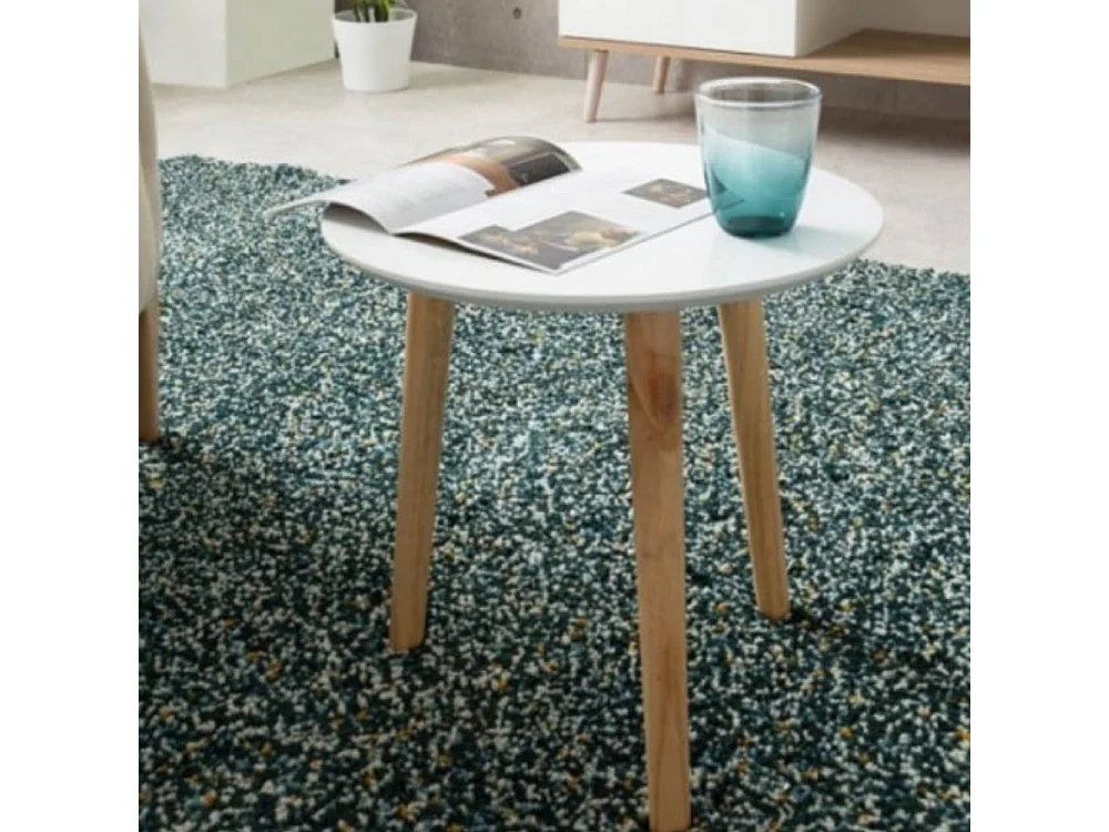 Tavolino tondo da salotto Imola diametro 48 cm.