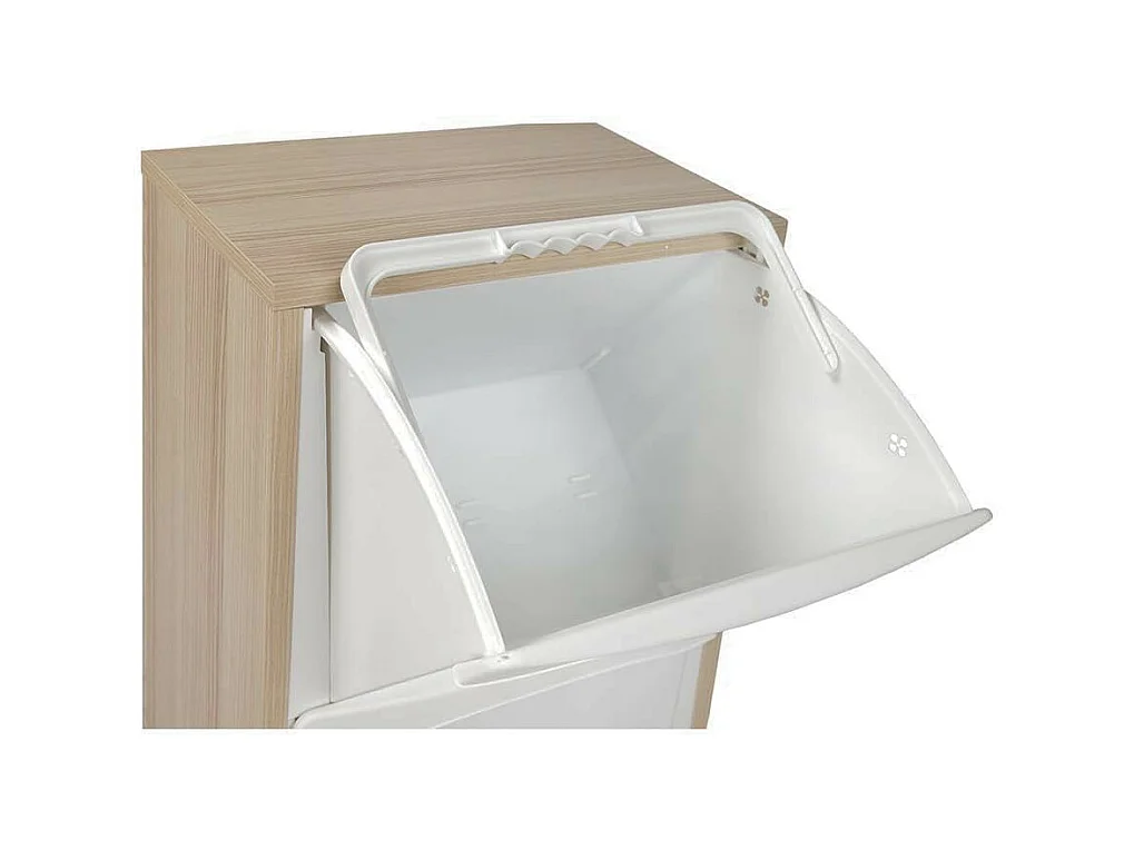 Mobile Pattumiera Helena olmo 40x25x102H – Eleganza e Funzionalità per la Raccolta Differenziata